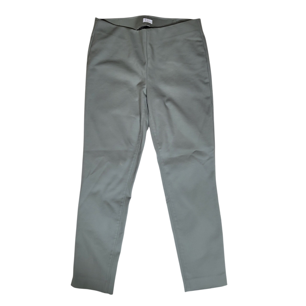 Ecru Sprinfield Light Green Slim Straight Ponte Knit Pull On Stretch Pants Sz 8